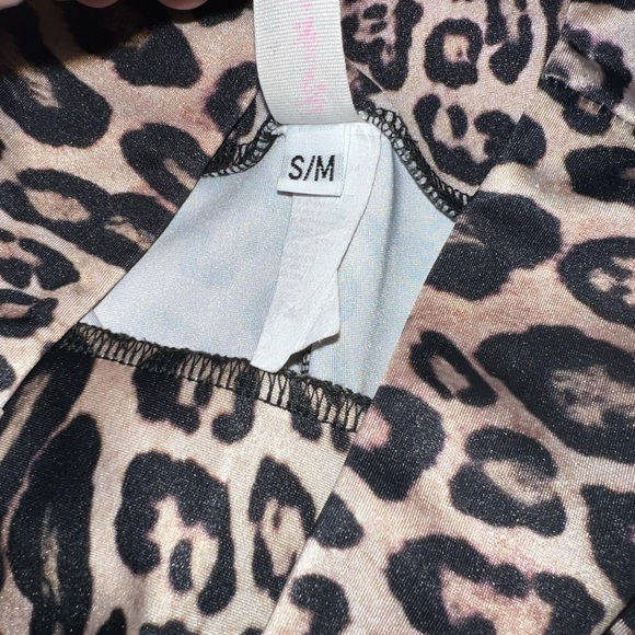 Leopard Print Flare Women Pant - Picture 2 of 4